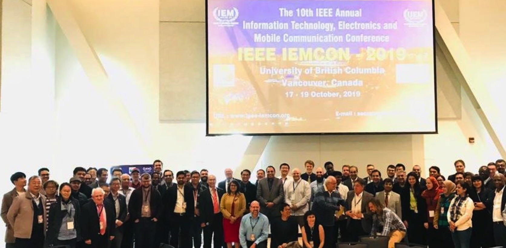 Steve Chan, presenter at the 10th IEEE Annual Information Technology, Electronics, and Mobile Communication Conference (IEMCON)